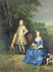 Mestari Edwardin ja neiti Mary Macron muotokuva, 1733
